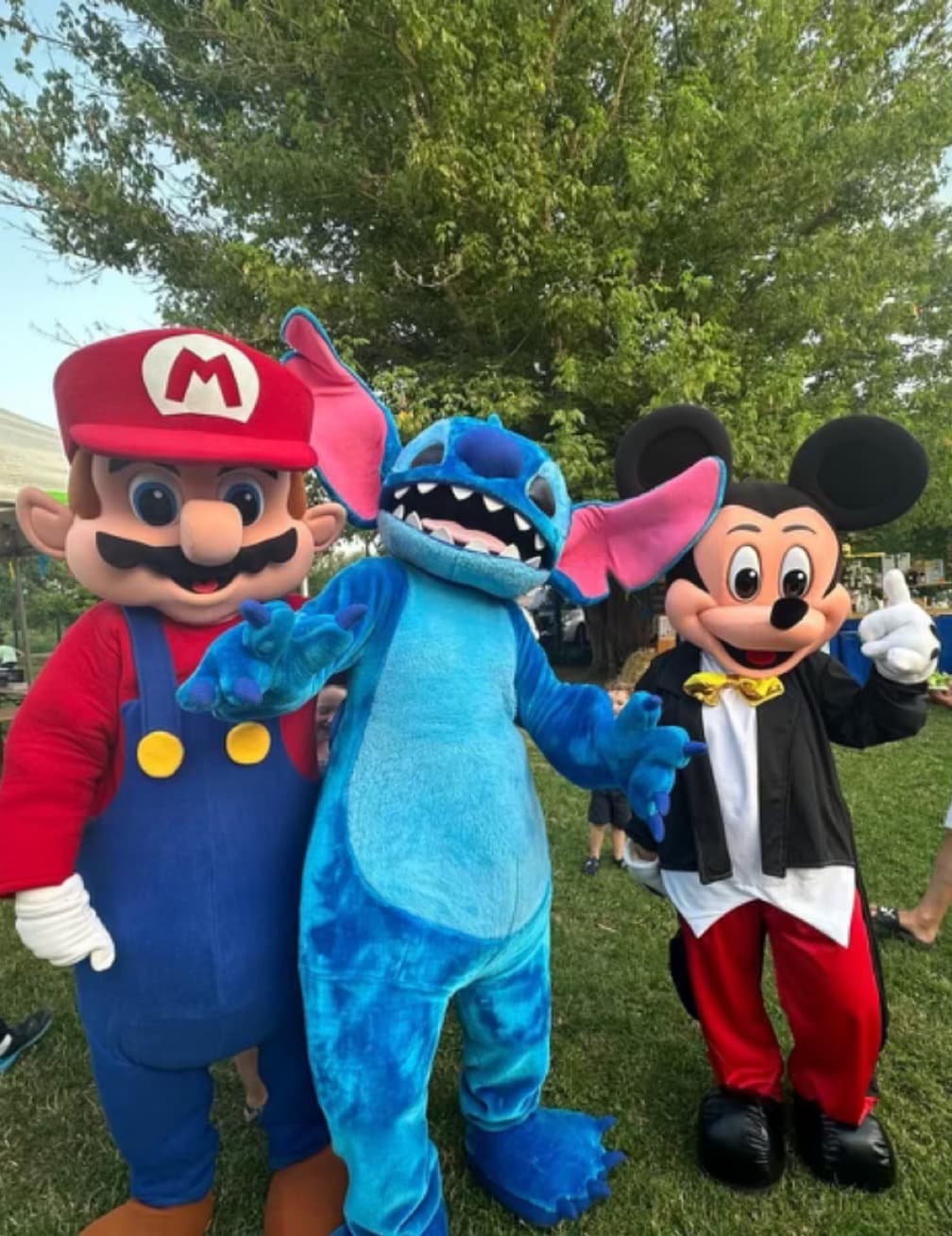Mario, Stitch et Mickey